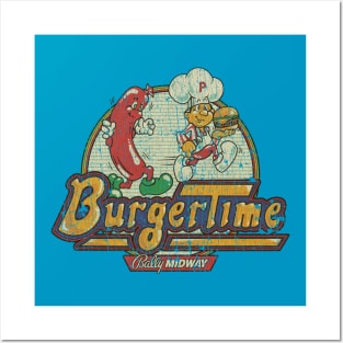 BurgerTime 1982 Posters and Art